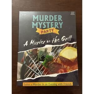Murder Mystery Dinner Party Game - A Murder on the Grill Vintage 2003 SEALED NEW